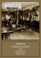 Plakat A3 - Pantera Cowboys From Hell 1990 Wallpaper