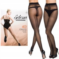 RAJSTOPY RAJSTOPKI SELENA 40 DEN 3 NERO CZARNE - m