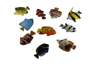 10xPlastikowe figurki zwierząt morskich, ryb