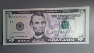 BANKNOT 5 DOLARÓW USA 2013 STAN 1, I, UNC, UNCIRCULATED