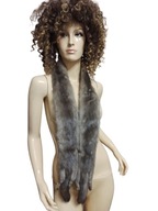 wyprzedaż szal z naturalnego futra norki norka prawdziwa