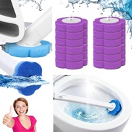 WYMIENNE WKŁADY ZAPAS NOWE FIOLETOWE ANTYBAKTERYJNE DO SZCZOTKI WC