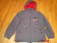 Kurtka chłopięca Hikis 134, kaptur, membrana, kieszenie, polarowa podszewka