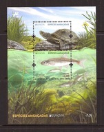 PORTUGALIA 2021 bl. blok** RYBY ŻÓŁW EUROPA CEPT