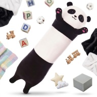 MASKOTKA PLUSZAK PANDA PODUSZKA DŁUGA MIĘKKA MIŚ PLUSZOWY