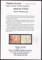 1945 Libertas Hamburg Fischbeck Pohls Fi 1w atest Korszeń