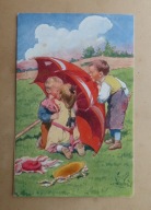 Kartka z Tarnopola do Łunny. Ziemia Grodzieńska. 1922