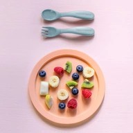 TUPPERWARE-Talerzyki 4sztuki + łyżeczka oryg.