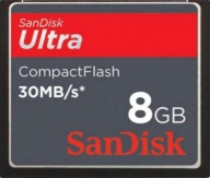 CompactFlash S A N D I S K Ultra 8GB 30MB/s