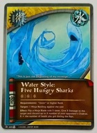 Karta Naruto CCG Jutsu Water Style: Five Hungry Sharks - J-460