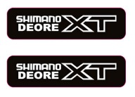 SHIMANO DEORE XT _ 2 NAKLEJKI _ 2x7,3cm