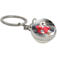 Brelok do kluczy/ka - Siberian Husky - ozdoba zawieszka plecak, portfel