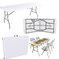 STÓŁ CATERINGOWY SKŁADANY OGRODOWY PODRĘCZNY PRZENOŚNY WODOODPORNY SOLIDNY