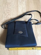 Mała grantowa satyna torebka vintage lata 90 Y2K