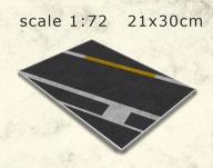 Pokład lotniskowca US Navy skala 1:72 roz.A4 druk PCV 3mm