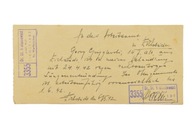 RECEPTA OKUPACJA MIASTO KOŁO WARTBRUCKEN Dr. Warschewski 1942 r.