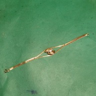 DAMSKA BRANZOLETKA na Reke - Srebro pr,835, pozłacana