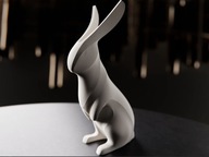 Figura NOYA zając L biały czarny BlackTail