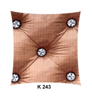 Poszewka z kory 40x40 jasiek z bawełny gofrowanej K 243 narzuta brąz