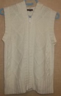 ZE - ZE SWETER BEZRĘKAWNIK L 40