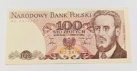 100 ZŁOTYCH 1986 seria ND
