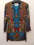 PEACE LOVE SUKIENKA ROZ.S\M ORYGINALNA PRINT art nouveau