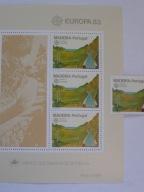 Portugalia - Madera - Europa CEPT 1983 - idee i pomysły - Mi. 84 + bl.4 **