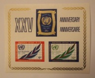 USA 1970 - 25 LAT ONZ - UNITED NATIONS - NATIONS UNIES 1945 - 1970