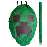 Piniata Urodzinowa XL PIXELE piksele creeper + kij
