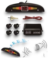 CZUJNIKI PARKOWANIA COFANIA PRZÓD TYŁ LCD ZESTAW CZUJNIKÓW LED 4 CZUJNIKI