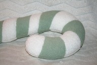 DUŻA PODUSZKA DEKORACYJNA LASKA CUKROWA ZIELONA MARTHA STEWARD CANDY CANE