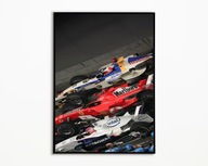 PLAKAT FERRARI KUBICA F1 FORMULA 1 GRAND PRIX BOLID WYŚCIGOWY MOTOSPORT A3
