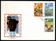 Trynidad i Tobago / Koperta FDC 319-321 ( Międzynarodowy Rok Dziecka )