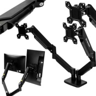 UCHWYT BIURKOWY 2-RAMIENNY DO MONITORÓW LCD 13-27" FURVERO