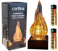 WKŁAD DO ZNICZY LED ELEKTRYCZNY NA BATERIE|REALISTYCZNY PŁOMIEŃ + BATERIE