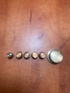 UNITRA MERKURY DSH-303 KOMPLET GAŁEK NA POTENCJOMETRY SKALE I PROGRAMATOR