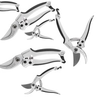 SEKATOR NOŻYCE OGRODOWY DO CIĘCIA GAŁĘZI KWIATÓW KRZEWÓW STALOWY RĘCZNY