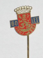 FABRYKA SAMOCHODÓW PRAGA 60 lat Odznaka z PRL