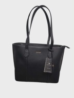 PUCCINI torebka skóra ekologiczna czarny