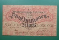 Niemcy Wittenberga Banknot 5000000 marek 1923