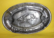 Ogromna patera --- KAYSERZINN --- DZIK --- Myślistwo --- SECESJA