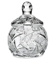 KRYSZTAŁOWA Cukiernica - Kryształ Polski Ręcznie Szlifowany