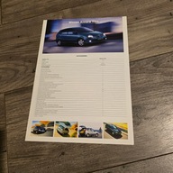 Nissan Almera Tino j.Polski prospekt folder katalog broszura