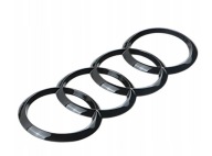 Emblemat Audi Tył 192x68mm Czarny Połysk A4 B9 A3 A5 A6 Logo Klapa Bagażnik