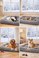 Miękkie legowisko dla psa i kota