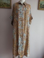 ZIZZI długa SWOBODNA sukienka KOSZULA S -44/46