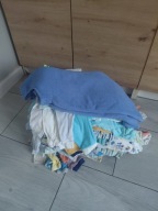 Mega paka zestaw 63 sztuk ubranek dla chłopca noworodka 56 cm - 92 cm