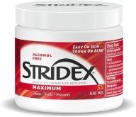 Stridex Maximum Płatki z Kwasem Salicylowym 2% 55szt