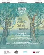 ADAM MICKIEWICZ Ballady i romanse 3-CD słuchowisko Talar,Cugowski,Seweryn