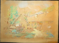 Ludwik Klimek ecole de Paris rysunek akwarela obraz sztuka współczesna